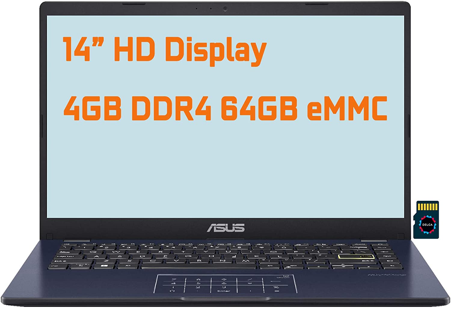 Asus Vivobook E410 · Celeron N4020 · Intel HD Graphics · 14.0”, HD