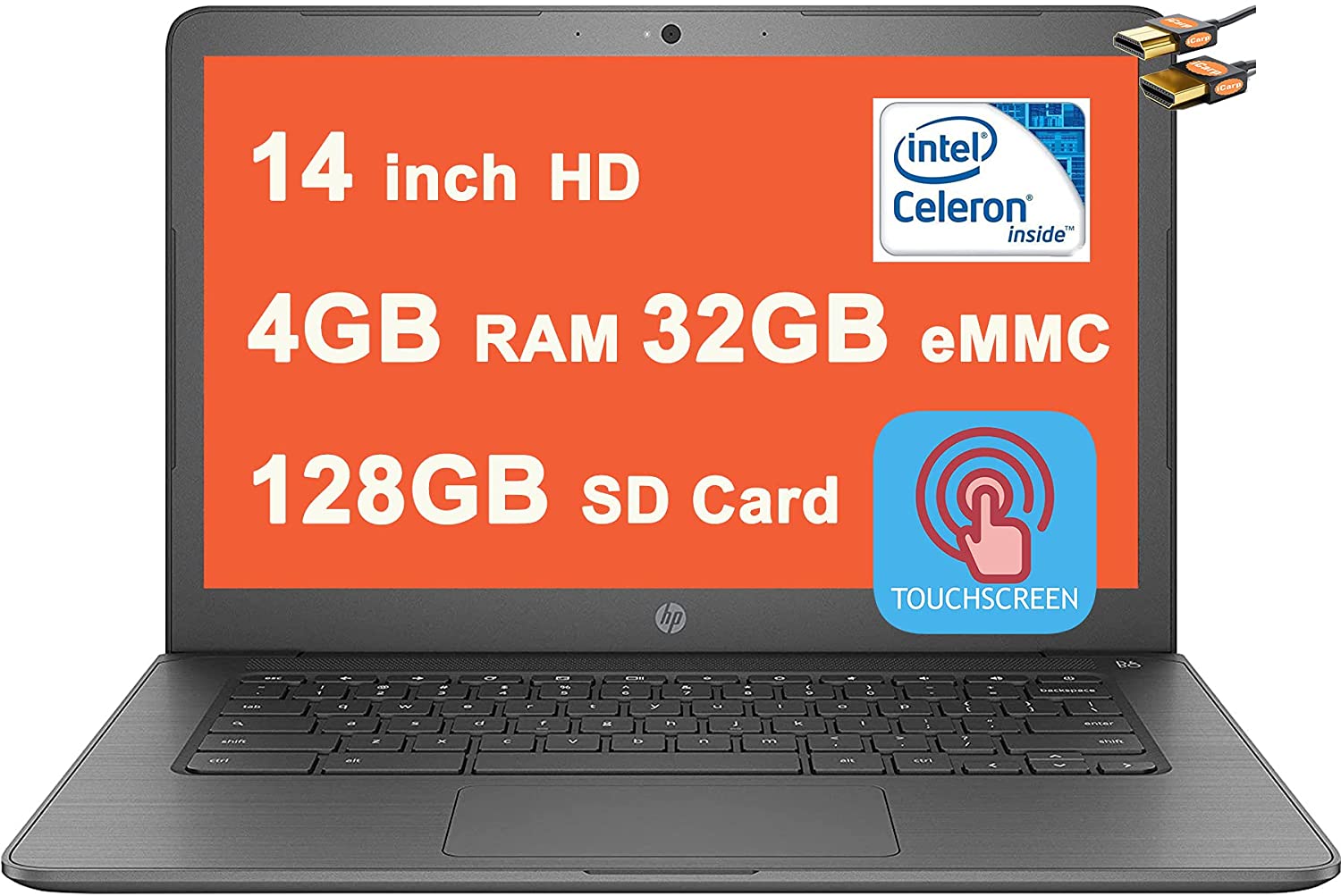 HP Chromebook 14 Celeron N3350 · HD Graphics 500 · 14.0”, HD (1366 x